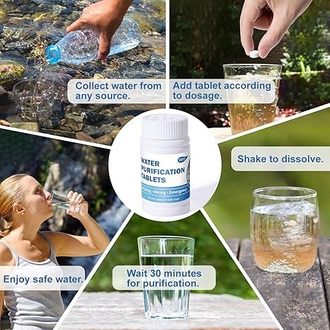 Comparing 2 Water Purifier Tablets, Solutions for Outdoor Adventures, Stay safe & hydrated 4 Water purifier tablets