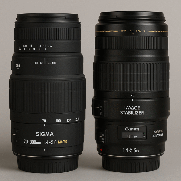 canon 70-300mm vs sigma 70-300mm
