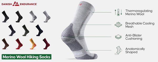 #1 Ultimate Danish Merino Wool Hiking Socks for Best Performance and Protection 1 Merino wool hiking socks